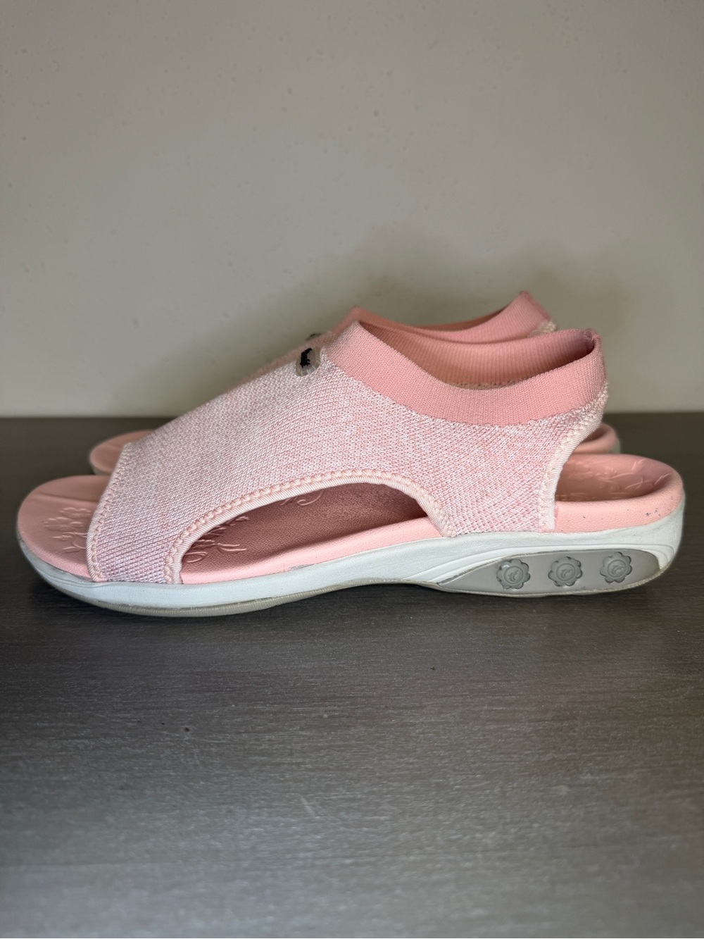 Therafit Women's Pink Fabric Slingback Comfort Sandals Size 11.5-12 EU 42 - Picture 3 of 9